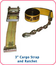 3 Inch Cargo Strap and Ratchet