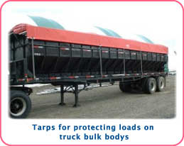 Load protectors for truck bulk bodys