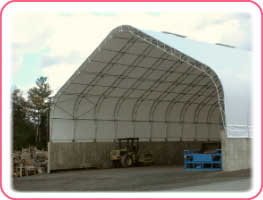 Tarp-Rite Gothic Style Buildings Offer the Choice of Large Opening Capabilities